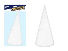 Polystyrenový kužel MFP Paper, výška 20 cm, Ø 7,8 cm - hladký