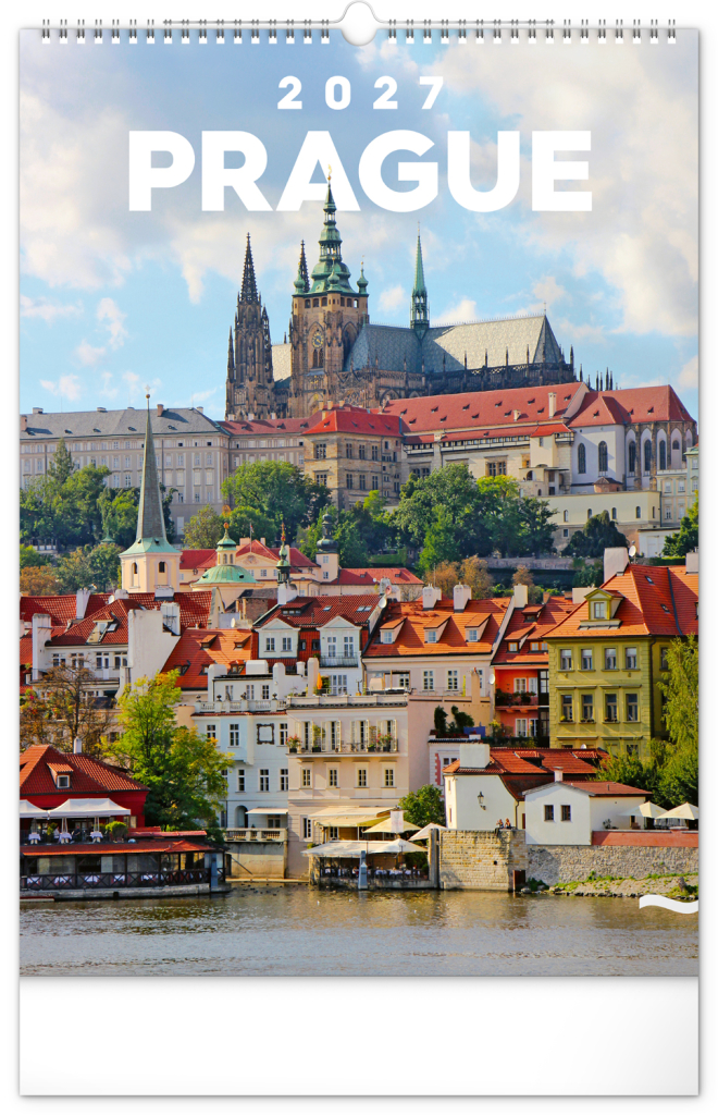 Levně Nástěnný kalendář 2027 Notique Praha, 33 x 46 cm