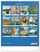 Nástěnný kalendář 2027 Notique Claude Monet, 48 x 56 cm (13)