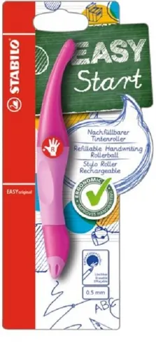 Roller Stabilo EASY original - pro praváky - R světle růžová/tmavě růžová