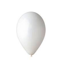 Balónek nafukovací průměr 26cm – pastelová bílá