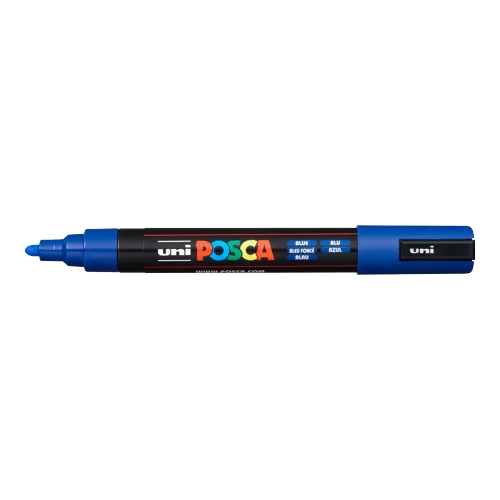 Dekorační popisovač Posca PC-5M, modrá (33), 1,8-2,5 mm