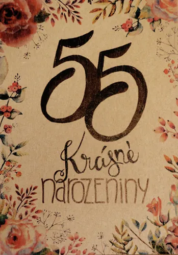 Přáníčko BeBechy - recyklovaný papír - 55