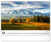 Nástěnný kalendář 2027 Notique Magické Tatry, 48 x 33 cm (11)