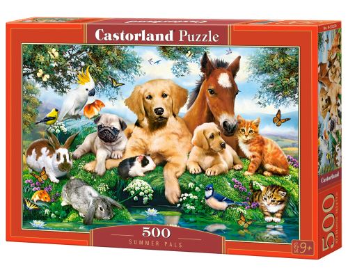 Puzzle Castorland 500 dílků - Zvířecí parta