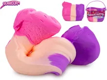 Glamour magická hmota 240 g trojbarevná v kyblíku