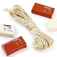 Modelovací hmota FIMO® leather-effect - Sada DIY KVĚTINÁČ na zavěšení (3)