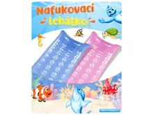 Lehátko nafukovací 183 × 69 cm, nosnost 80 kg - fialové a růžové (2)