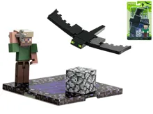 Stavebnice Magnet World lovec 5 cm s drakem a doplňky