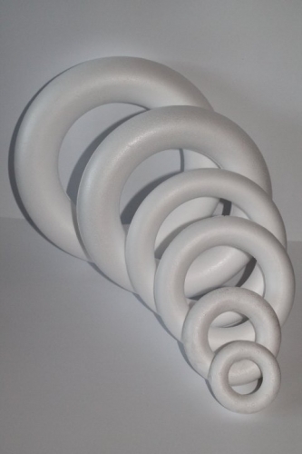 Levně Polystyrenový kruh 27cm/50ks