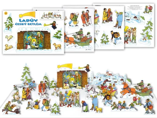 Vystřihovací betlém MFP Paper - Ladův český betlém