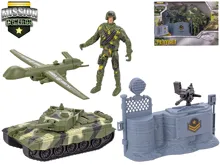 Tank Mission Control 18,5 cm s doplňky, 4 ks