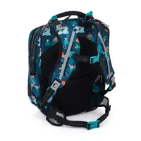 Školní batohový set 5-dílný Bagmaster Lumi 24 E Kostičkový svět + gumovací pero Pilot Frixion (3)
