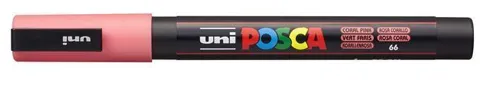 Dekorační popisovač Posca PC-3M, korálová, 0,9-1,3 mm