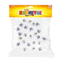 Gumové dekorační mouchy RAPPA Halloween 1,5 cm, cca 24 ks (1)