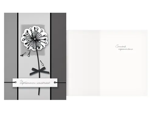 Přání kondolenční MFP  CN-779 PRANI_H_C0409