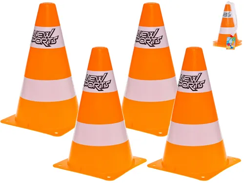 Kužely dopravní 24 cm, 4 ks