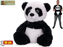 Plyšová panda Plush Friends sedící 50 cm