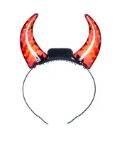 Svítící čertovské rohy 15 cm (2)