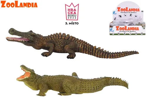 Figurka Zoolandia krokodýl 21–23 cm - mix motivů