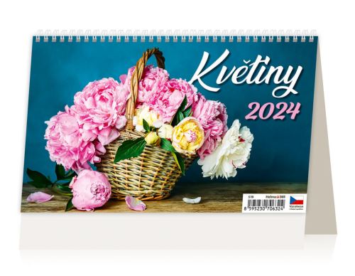 Stolní kalendář 2024 Helma - Květiny