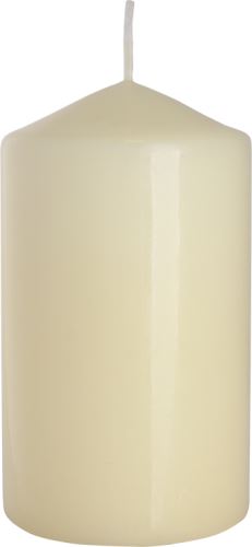 Válcová svíčka Bispol 70x120, 350g - krémová