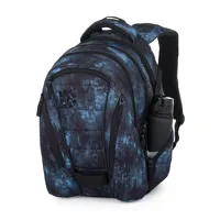 Studentský batoh Bagmaster Bag 25 B černo-modrý (4)