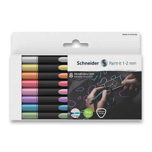 Liner Schneider Paint-it Metallic - sada 8 barev