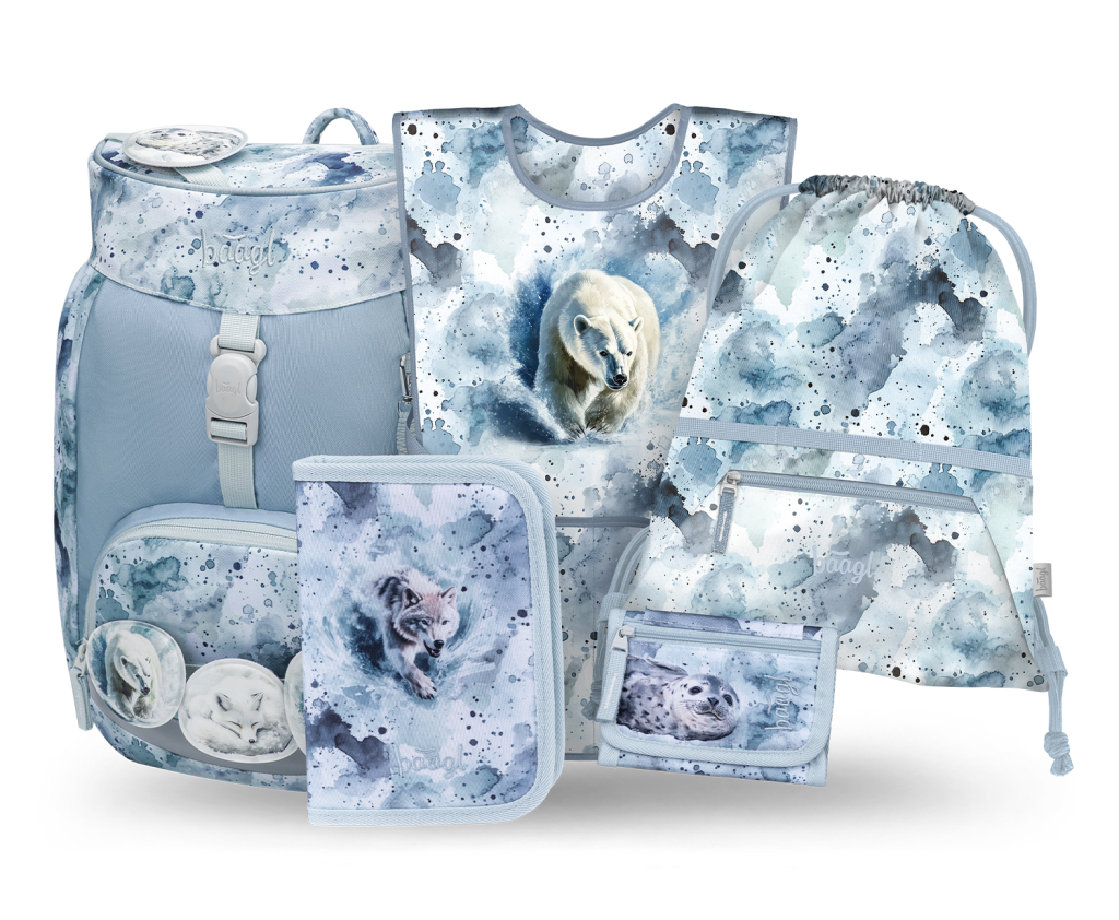 Levně Školní batohový set 5dílný BAAGL Airy Polar
