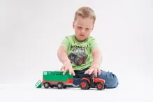 Traktor Zetor s vlekem 36 cm na setrvačník se světlem a zvukem (8)