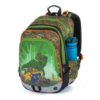 Školní batoh Bagmaster Alfa 21 C Dinosaurus zelený + gumovací pero Pilot Frixion (5)