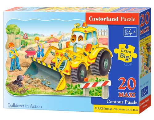 Puzzle Castorland MAXI 20 dílků - Bagr