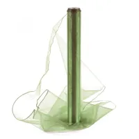 Organza 40cm/10y tmavě zelená 084