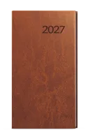 Týdenní diář 2027 Baloušek Jakub Vivella kapesní hnědá