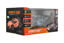 Auto RC sportovní 20 cm, 2,4 GHz - šedo-tyrkysové (1)