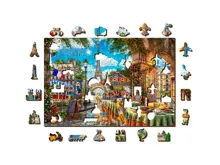 Dřevěné puzzle L, 505 dílků - Den v Paříži (2)