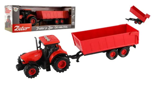 Traktor Zetor s valníkem 36 cm na setrvačník se světlem a zvukem