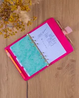 Týdenní diář 2027 Notique Refill kroužkový 12,5 x 19 cm pudrově růžový (8)