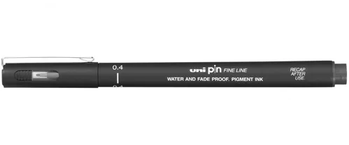 Kreslící liner UNI PIN04-200, 0,4 mm, černý