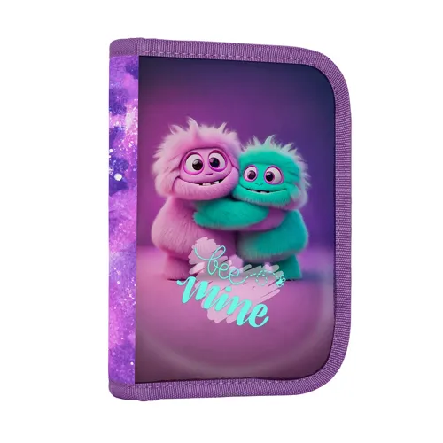 Školní penál 1-patrový prázdný Karton P+P Monster