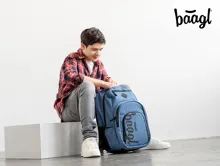 Školní batohový set 3-dílný Baagl Coolmate Ocean Blue (9)