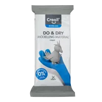 Samotvrdnoucí modelovací hmota Creall DO&DRY, hypoalergenní, 500 g, šedý cement (1)