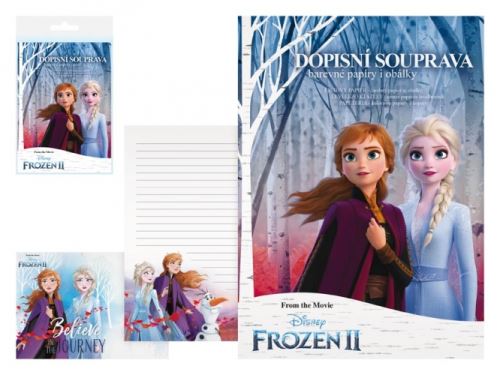 Dopisní papír barevný LUX 5+10 Disney (Frozen)
