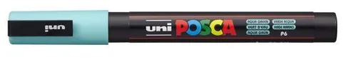 Dekorační popisovač Posca PC-3M, mořská zelená, 0,9-1,3 mm