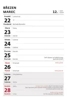Nástěnný trhací kalendář 2027 A5 Helma (1)