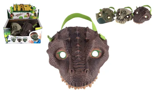 Maska dinosaurus 15 × 18 cm - mix motivů