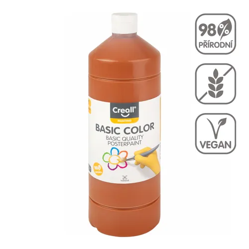 Temperová barva CREALL 1000ml - světle hnědá