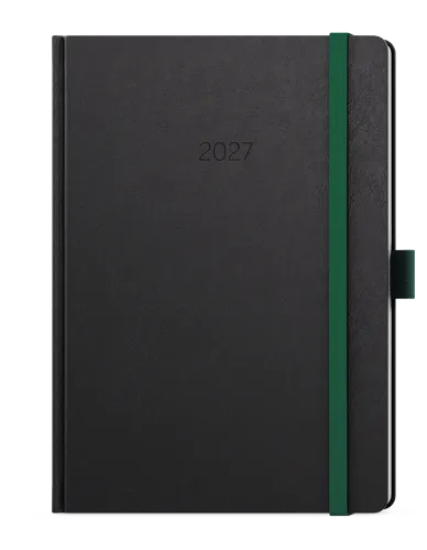 Týdenní diář 2027 Baloušek Oskar Nora A5 zelená