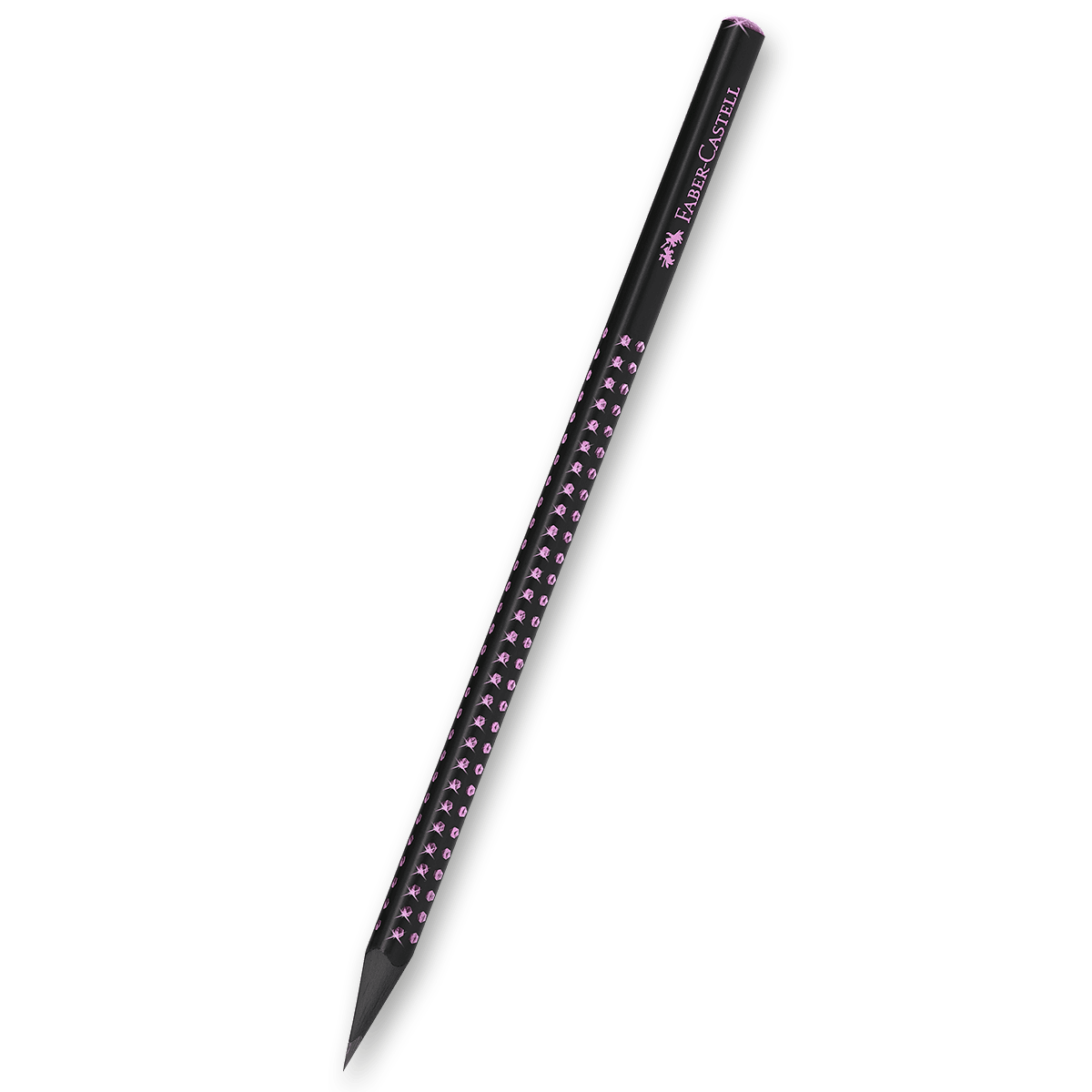 Levně Grafitová tužka Faber-Castell Sparkle - Midnight Rose, tvrdost B