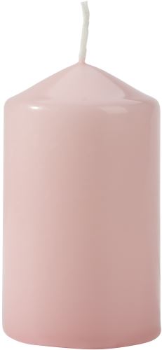 Válcová svíčka Bispol 60x100 - light pink